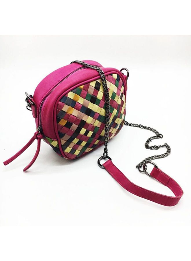 J&J Checkered Crossbody Bag Multicolour - Image 2