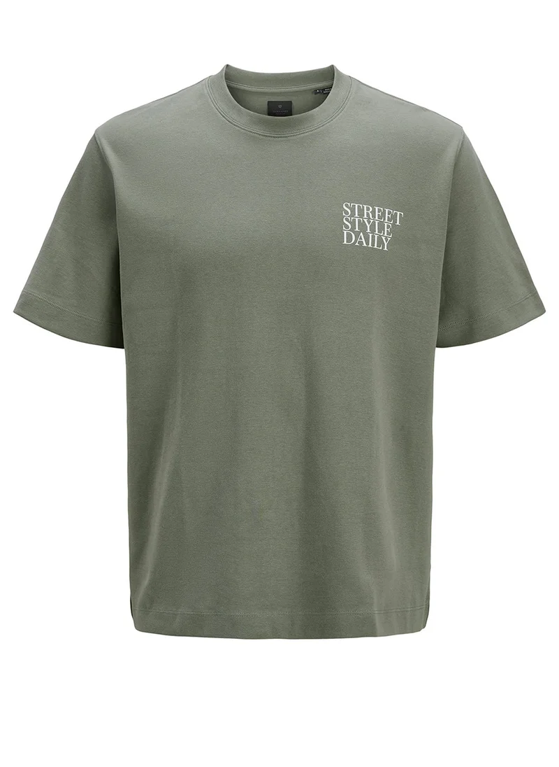 JACK & JONES Plus Size Crew Neck T-Shirt