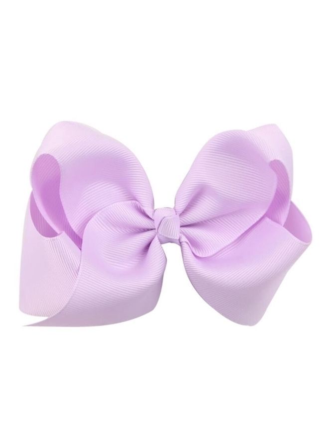 NIBEMINENT 5-Piece Grosgrain Ribbon Hair Bow Alligator Clips Black/Orange/Pink - Image 1