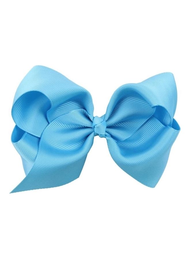 NIBEMINENT 5-Piece Grosgrain Ribbon Hair Bow Alligator Clips Black/Orange/Pink - Image 2