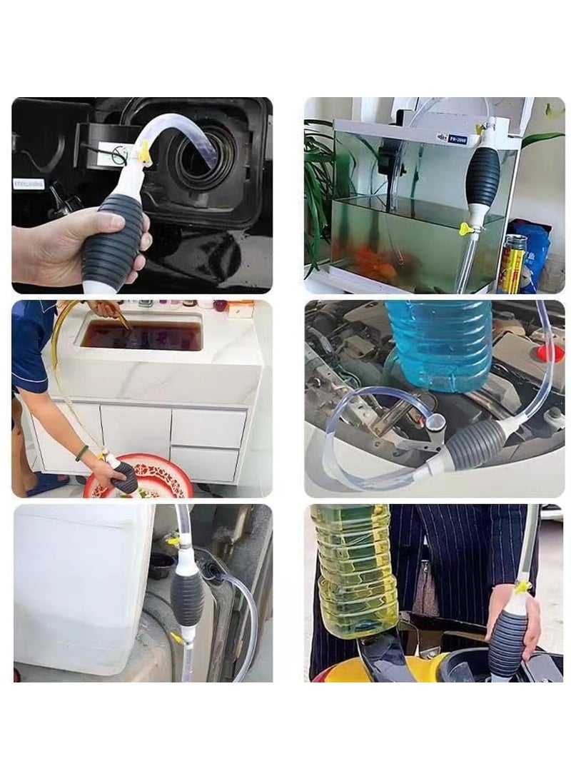 Manual pump for suction of oil and gasoline, and also suitable for water 3m - Image 3