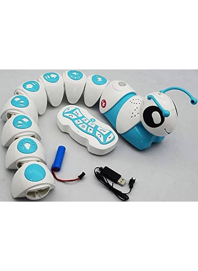 Generic "Cheeky Worm with Remote Control and Motion Sensor – Smart and Fun Toy for Kids (Blue Color)"  - Image 2