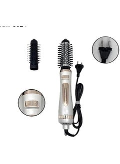 Kemei KMI Professional 2 in 1 Rotating Hair Dryer Brush 800W Hot Air Rotating Curling Iron Hair Styling Volumizer with Negative Ions Ceramic - KM 8024  - Image 4