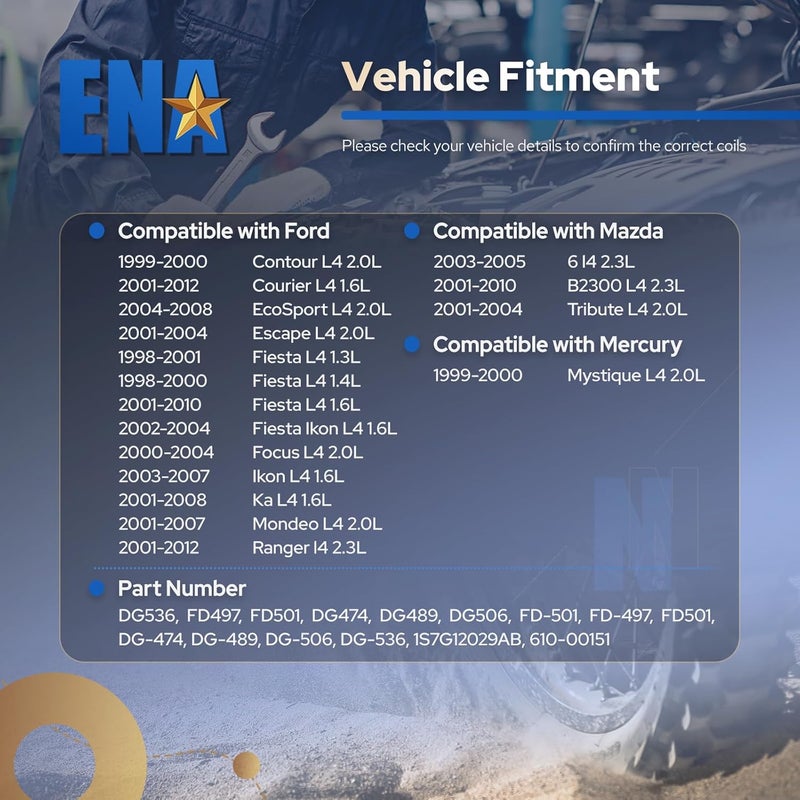 ENA Ignition Coil Pack for Ford and Mazda Vehicles - Image 3