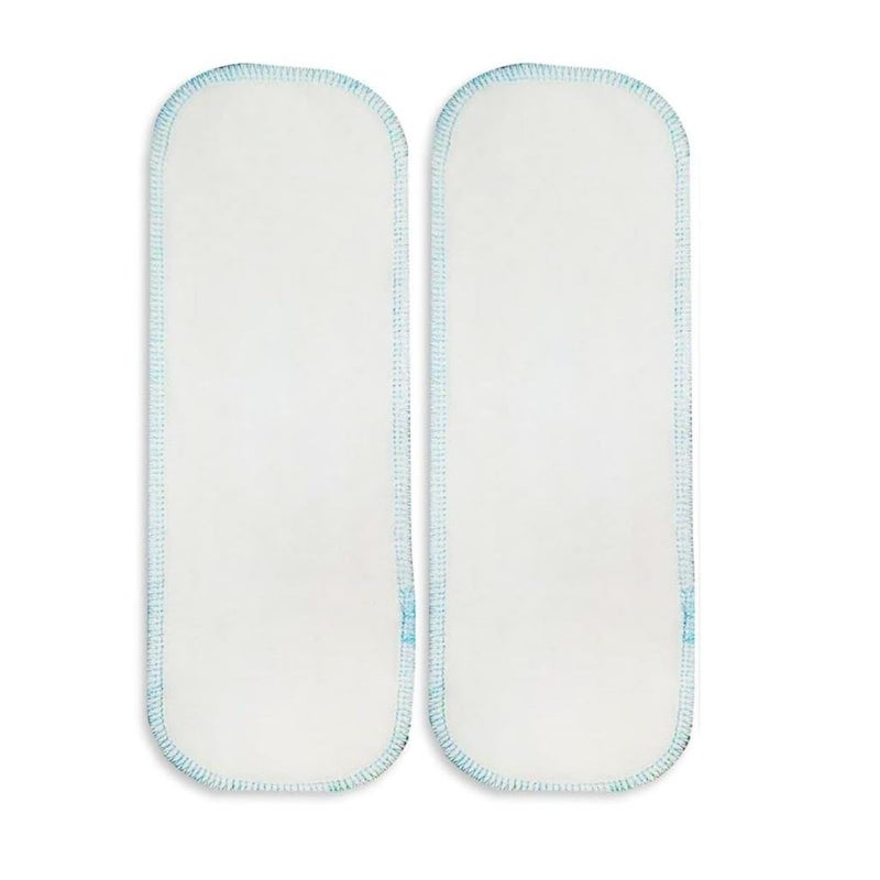 Superbottoms وسادة تعزيز سوبر بوتومز للبلل الشديد جداً. إدخال حفاضات قماشية مع القنب والقطن | مثالية للاستخدام الليلي للحفاضات وللأطفال الذين يبللون كثيراً. - Image 1