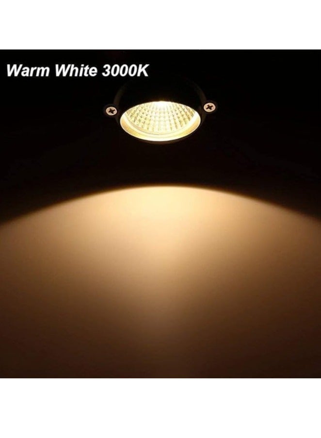 ESNCO Outdoor Garden Spot Lights Outdoor Spike Lights LED Landscape Spotlights 220-240V IP66 Waterproof Light for Pathway Lawn Backyard Warm White No Plug 1 Year Warranty (2 Pack 7w 3000K Warm White)  - Image 2