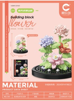 7241 Spring Flowers-Including Dust Cover