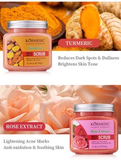 Kormesic Rose Body Scrub - Exfoliates & Revitalizes  - Image 3