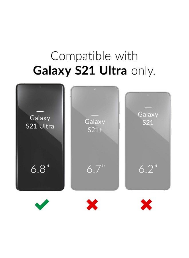 Crave Dual Guard for Galaxy S21 Ultra Case, Shockproof Protection Dual Layer Case for Samsung Galaxy S21 Ultra, S21 Ultra 5G (6.8 inch) - Forest Green - Image 2