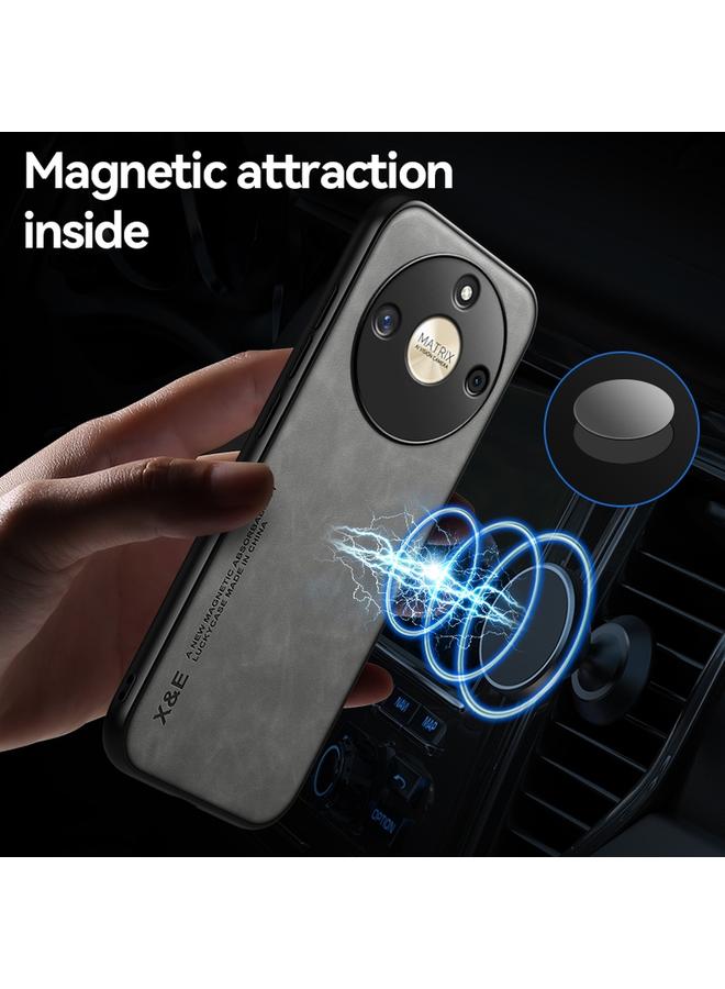 S-TOP Case For Honor X8b Skin Feel Magnetic Leather Back Phone Case - Image 5