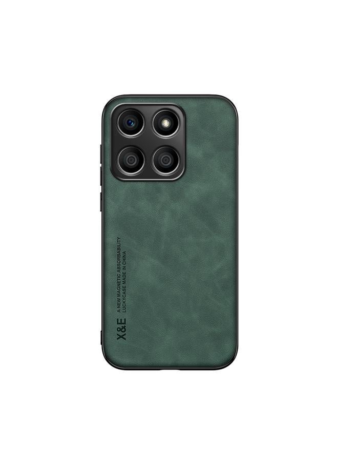 S-TOP Case For Honor X8b Skin Feel Magnetic Leather Back Phone Case - Image 2