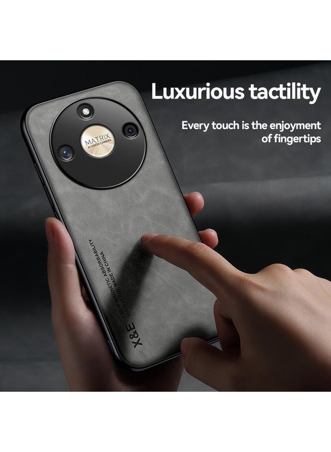 S-TOP Case For Honor X8b Skin Feel Magnetic Leather Back Phone Case - Image 4