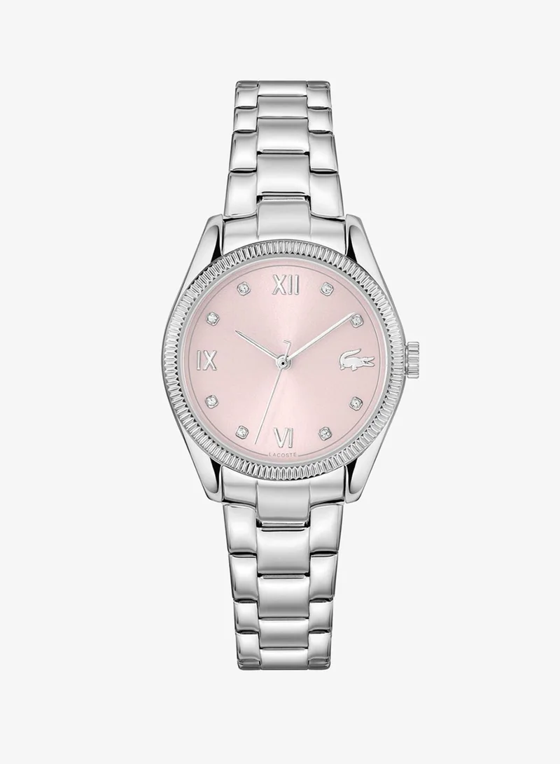3-Hand Parisienne Collection Quartz Movement Watch For Women With Silver Stainless Steel Bracelet - 2001422