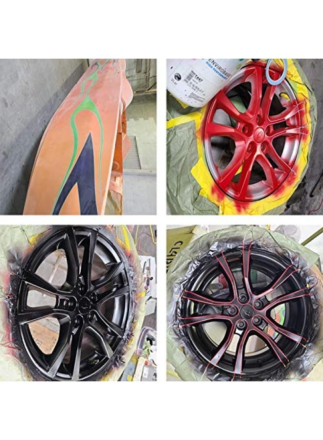 Mix 6Rolls High Temperature Vinyl Fine Line Fineline Masking Tape Automotive Car Auto Paint 1Mm 1.5Mm 2Mm 2.5Mm 3Mm 4Mm