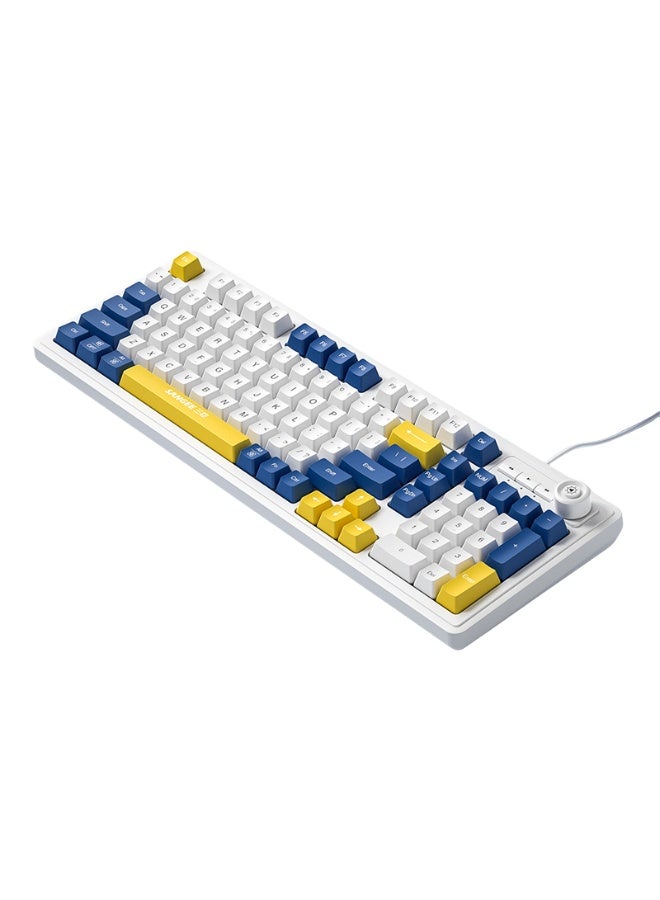 KUYING New Retro Mechanical Tactile Keyboard 