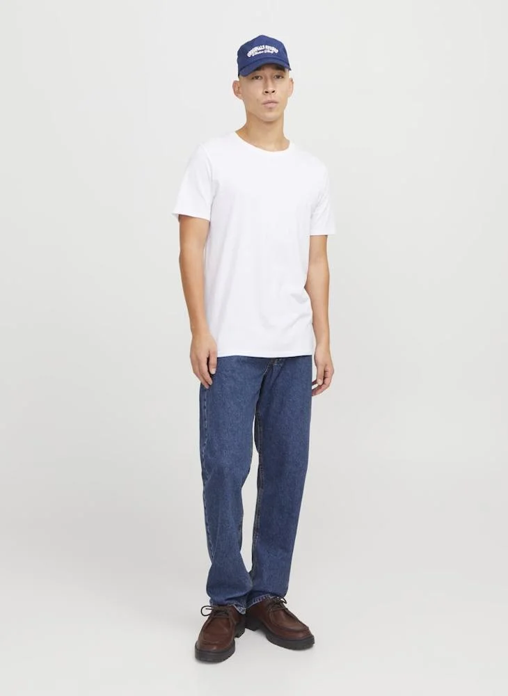 JACK & JONES Relaxed Fit Mid Wash Jeans