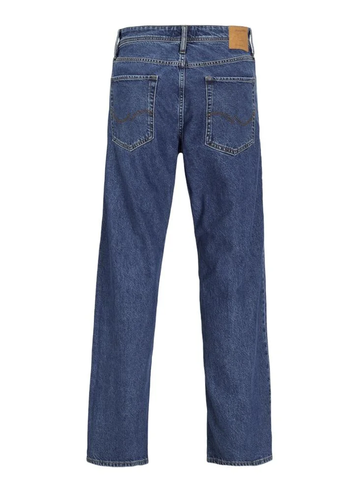 JACK & JONES Relaxed Fit Mid Wash Jeans