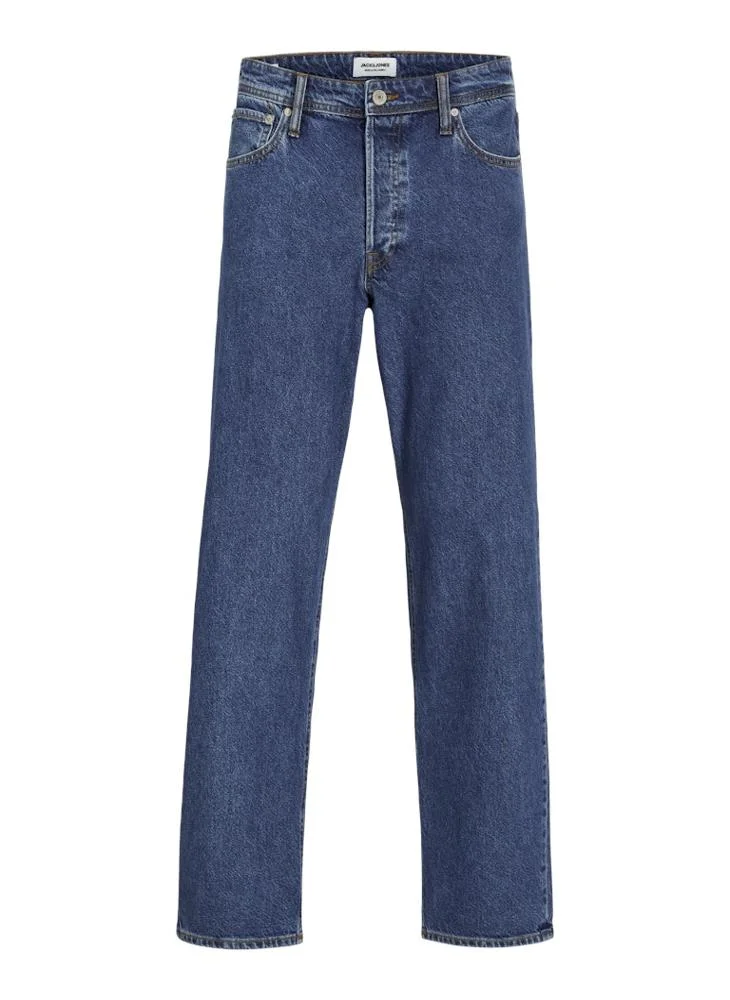 JACK & JONES Relaxed Fit Mid Wash Jeans