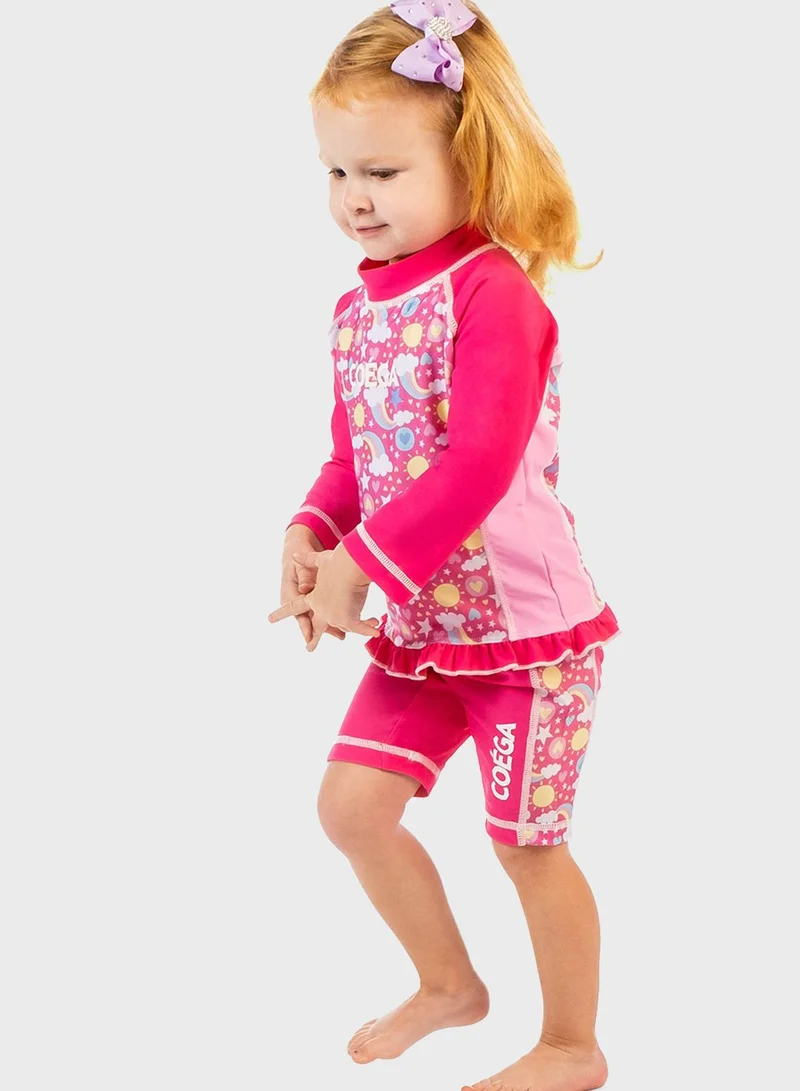 Coega Infant Rainbow Print Swimsuit