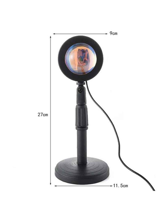 اليشمك مصباح بروجيكتور بتصميم غروب الشمس. متعدد الألوان - Image 2