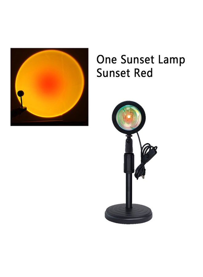 اليشمك مصباح بروجيكتور بتصميم غروب الشمس. متعدد الألوان - Image 1