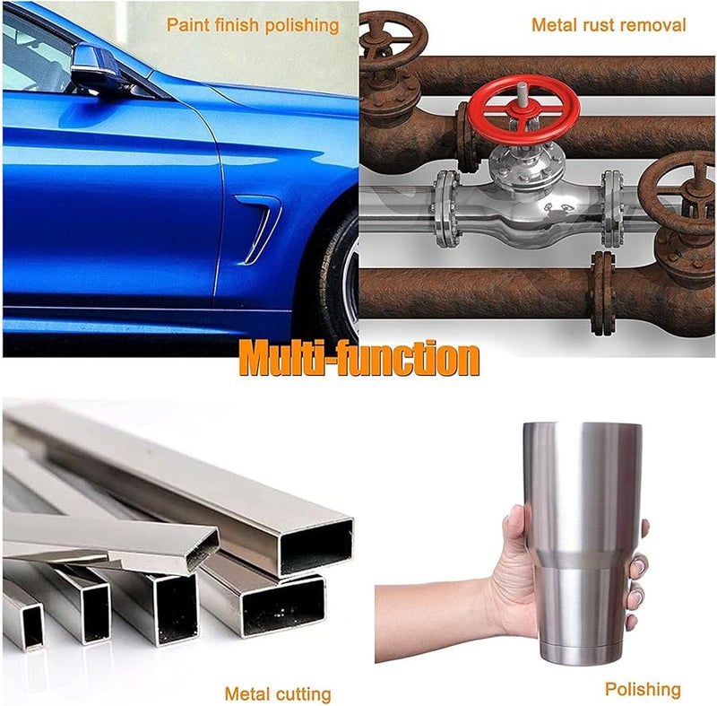 مطحنة زاوية هوائية مضغوطة 2 بوصة 15000 دورة في الدقيقة عالية السرعة منخفضة الاهتزاز لتلميع المعادن والخشب - Image 5