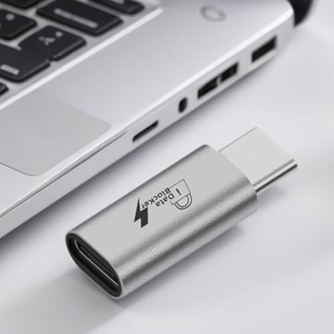 rayihni DATA BLOCKER,REFUSE HACKING ADAPTER - USB PORT PRIVACY PROTECTOR TYPE-C BLOCKER DEFENDER FOR PC NOTEBOOK LAPTOP BLOCK UNWANTED DATA TRANSFER CHARGING - Image 3
