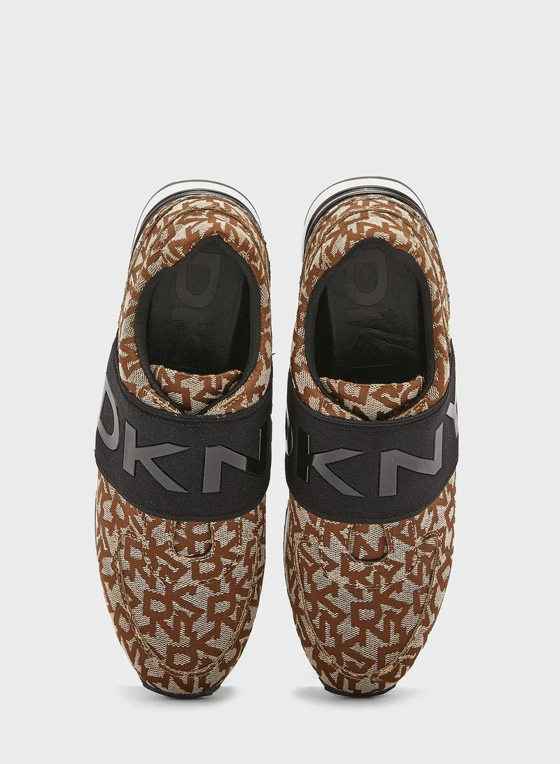 DKNY Monogram Slip-On Shoes