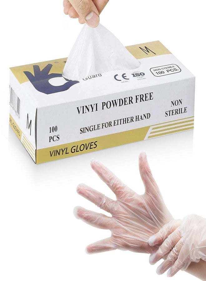 Concession Essentials Vinyl Gloves, Powder-Free, Non-Sterile, XL, 100 Count - Image 1