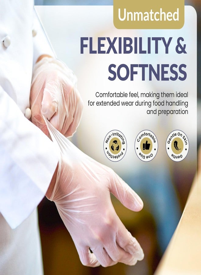 Concession Essentials Vinyl Gloves, Powder-Free, Non-Sterile, XL, 100 Count - Image 4