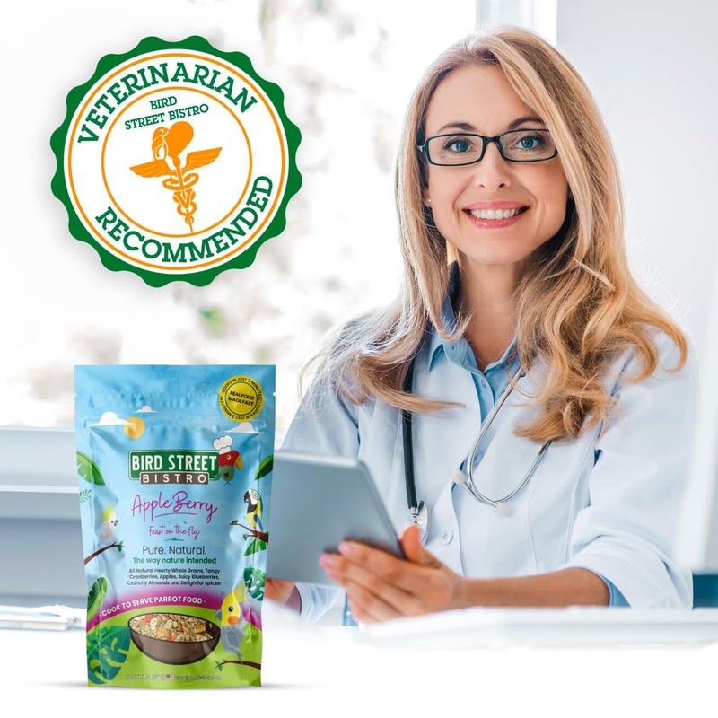 Bird Street Bistro Parrot Food - Parakeet & Cockatiel Food - Cooks in 3-15 min w/Natural & Organic Grains, Legumes, Non-GMO Fruits, Vegetables & Healthy Spices - Image 2
