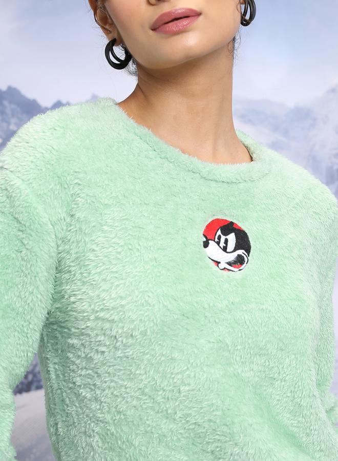 Tokyo Talkies Embroidered Patch Detail Sweatshirt by Styli - Image 5