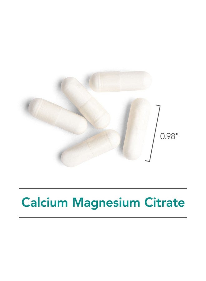 نوتريكولوجي مكمل غذائي من سترات الكالسيوم والمغنيسيوم من نيوتريكولوجي - لصحة العظام، مع سترات الكالسيوم، كبسولات نباتية نقية، سهلة الامتصاص - 100 كبسولة - Image 2