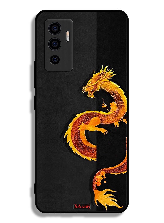 Tolwak Vivo V23e Protective Case Cover Dragon Art - Image 2