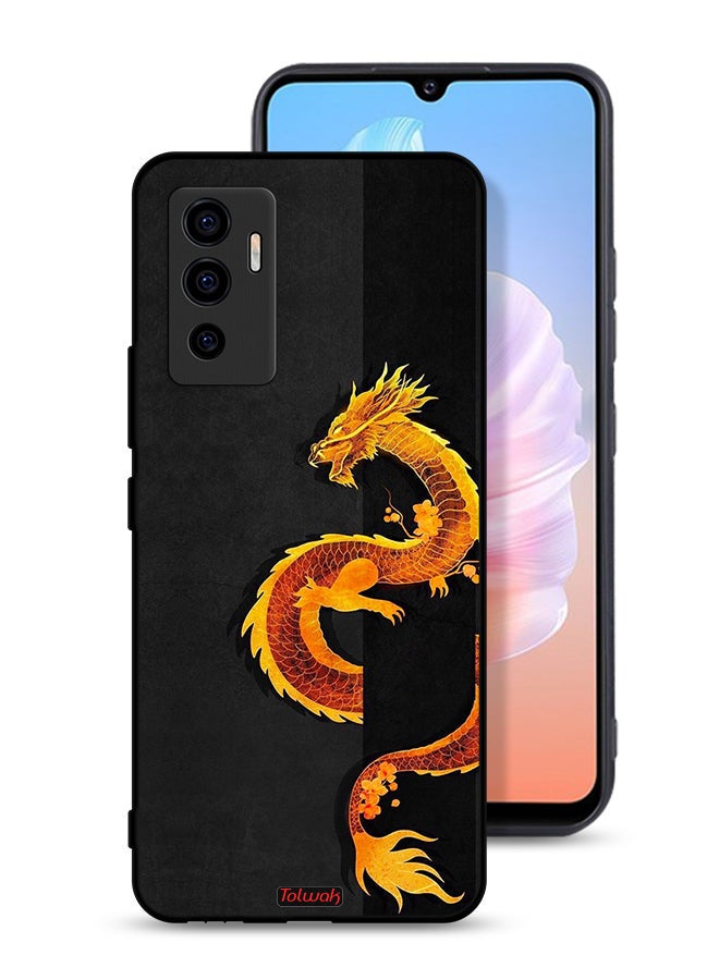 Tolwak Vivo V23e Protective Case Cover Dragon Art - Image 1