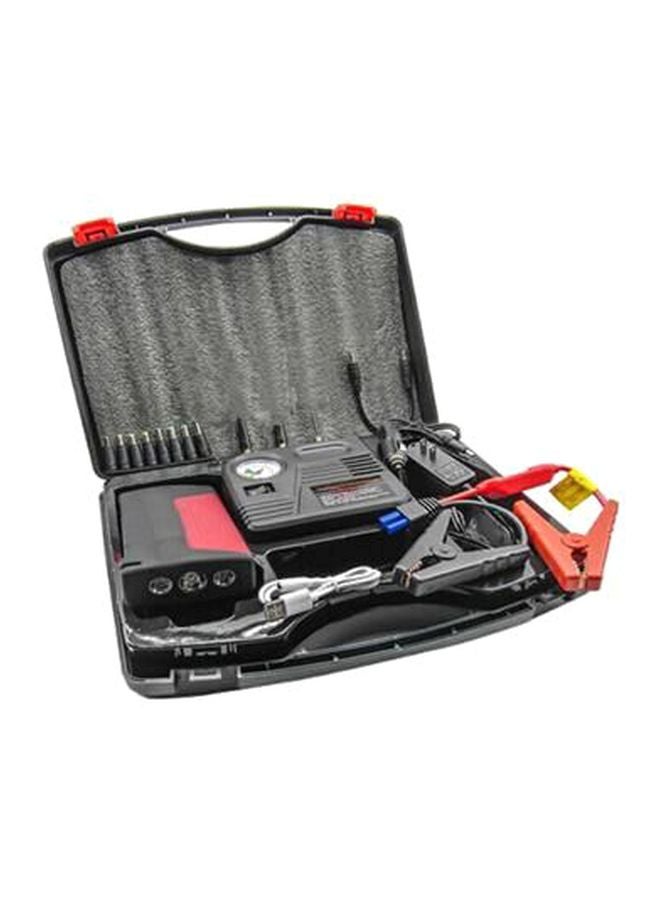 إسكدنيا مجموعة بدء التشغيل من مصدر خارجي مع جهاز ضغط هواء للسيارة