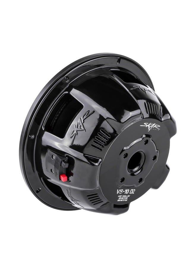 SKAR AUDIO VS-10 D2 10" 1000W Max Power Dual 2 Ohm Shallow Mount Car Subwoofer - Image 4