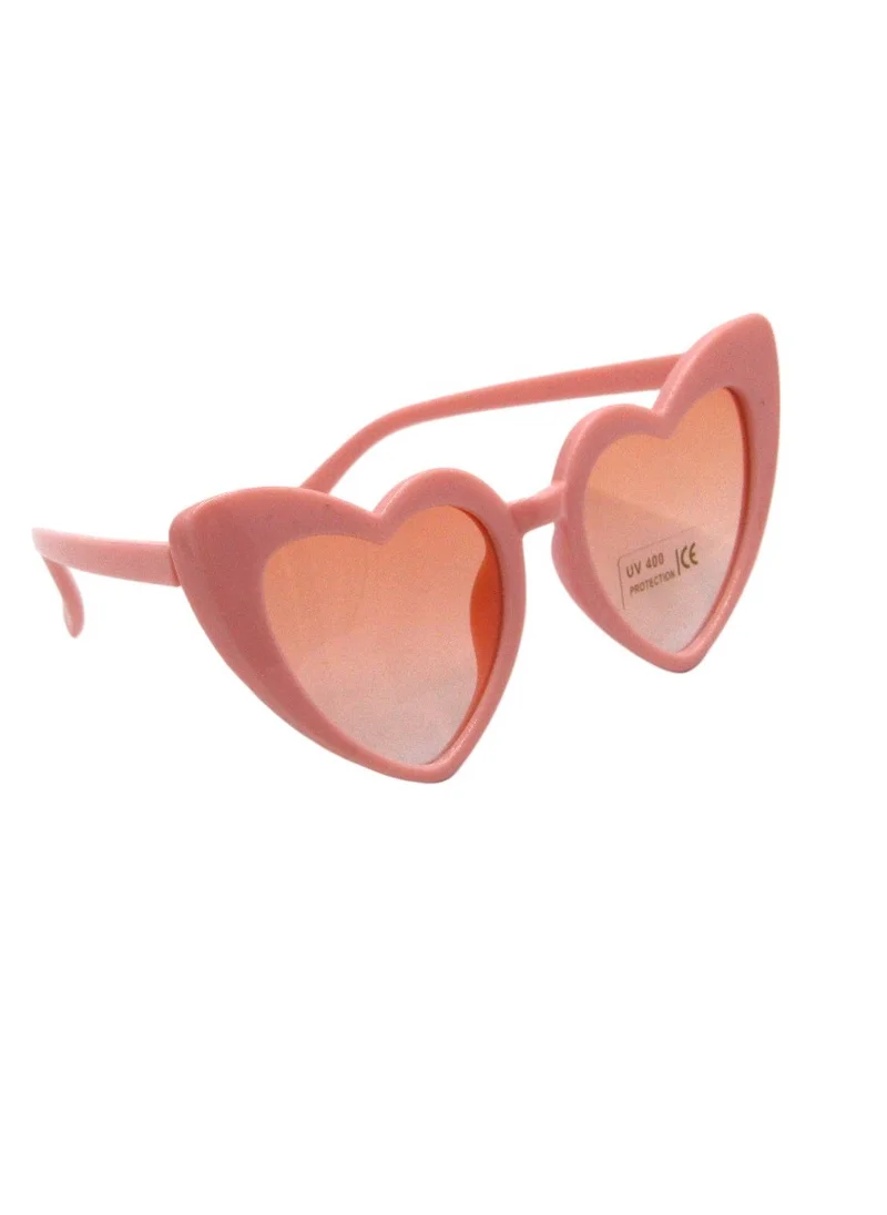 دىدانيالا Yara Glasses and Flower Headband Set For Babies and Girls - Coral Pink