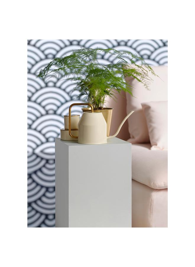 Zaboon Watering Can, Ivory/Gold-Colour, 0.9 L - Image 4