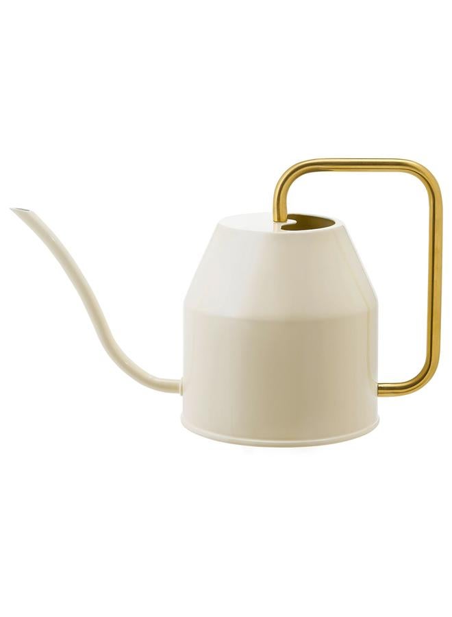 Zaboon Watering Can, Ivory/Gold-Colour, 0.9 L - Image 1