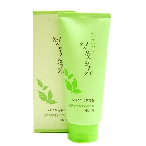 Kwailnara The First Green Tea Natural Facial Cleansing Foam - Fermented Green Tea