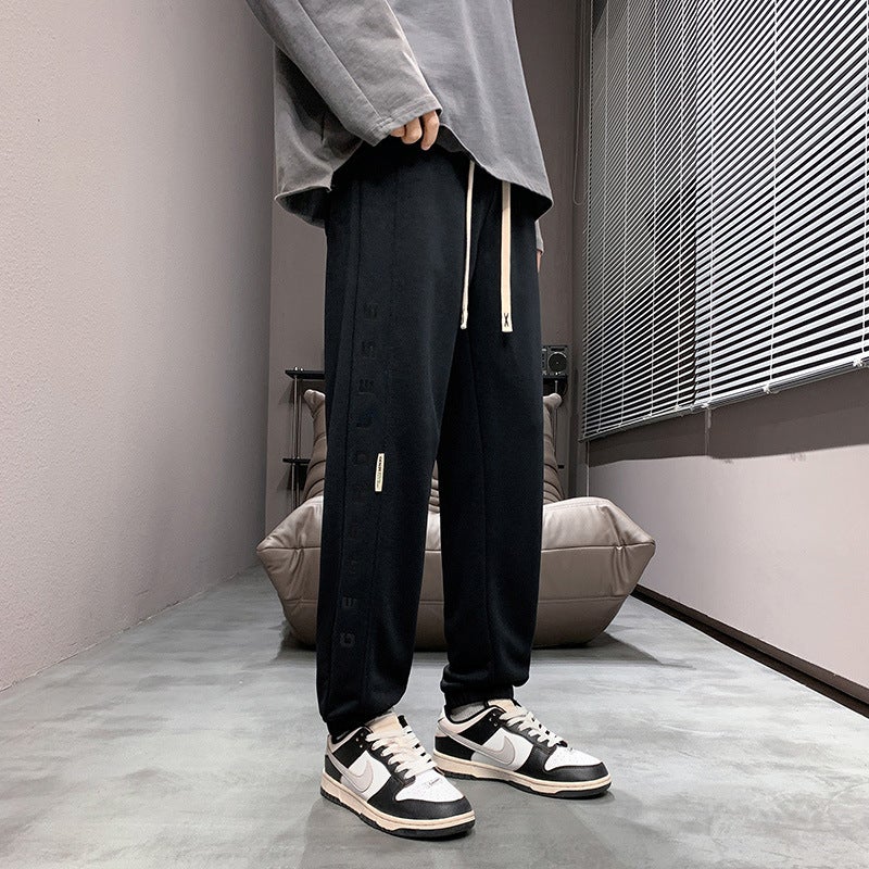 سروال طويل كاجوال لفصل الربيع والخريف للأولاد بعمر 13 سنة وطلاب المرحلة الإعدادية 14 و15 مراهقين أطفال كبار سروال رياضي فضفاض - Image 1