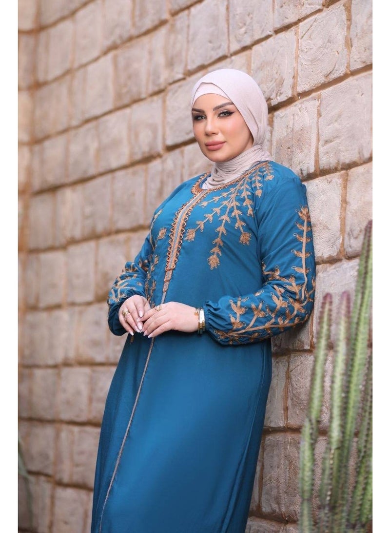 عباية قطن مراسي مستوردة فاخرة – خامة ناعمة ومريحة بأفضل جودة - Image 2