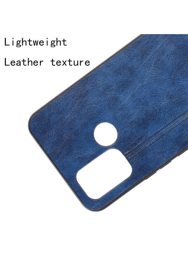 erorex Case For OPPO Realme C17/Realme 7i Shockproof Sewing Cow Pattern Skin PC + PU + TPU Case - Image 5