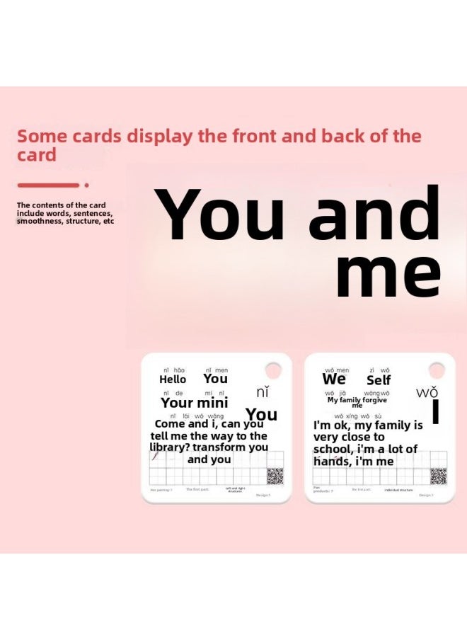 null - First Grade Word Literacy Card First Volume Second Volume People's Education Edition Synchronous Chinese Chinese Characters Without Pictures Word Recognition Card Full Set-Specifications:First Volume Of Grade One 300 Words (People's Education Edition) - Image 1