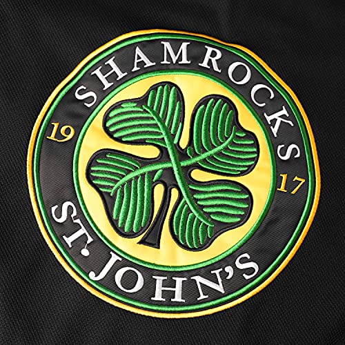 MESOSPERO 3 Ross The BOSS Rhea Hockey Jersey for Men,ST John's Shamrocks Stitched with EMHL Patch White Green Black (3 Black,Small) - Image 5