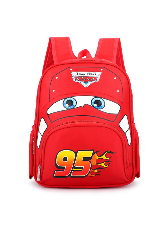 Preschool Small Car Double Shoulder Backpack Children's Training Gift Bookbag New-Color:Old Blue Car - Image 5