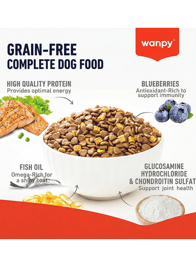 WANPY Grain Free Complete Food For Puppy – Salmon Recipe 8Kg - Image 4