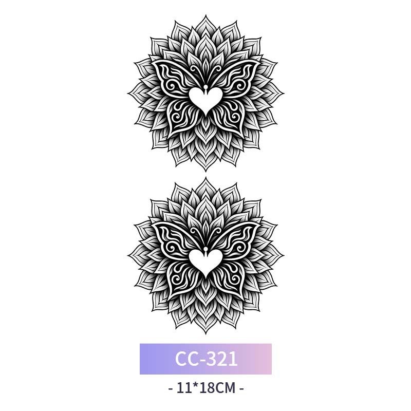 Halloween Colorful Butterfly Tattoo Stickers Simulation Bloody Scar Stickers Funny Waterproof Stickers - Image 1