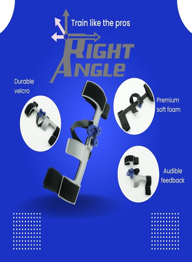 GolfTrainingAids The Right Angle Golf Swing Trainer Aid for Backswing & Arm Position Right Arm Elbow Brace to Improve Swing Plane, Tempo, Power & Accuracy Golf Training Aid for Men & Women - Image 3